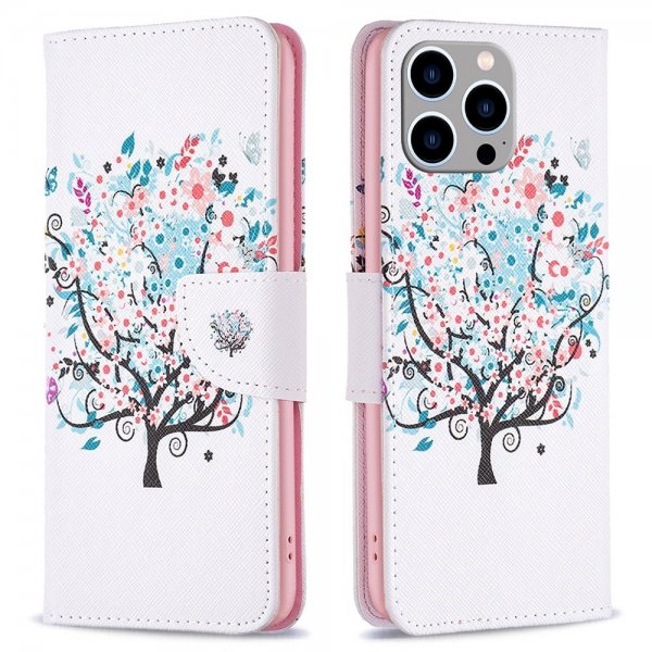 iPhone 14 Pro Max -kuoret Kukkapuu-kuviolla