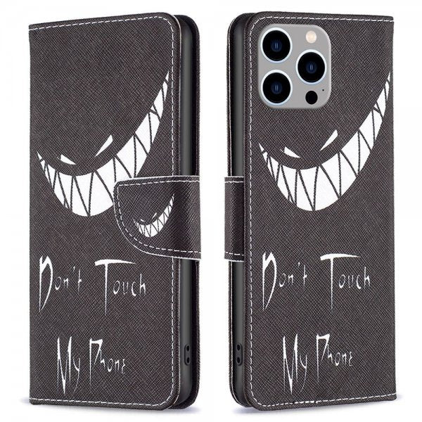 iPhone 14 Pro Max Suojakuori Kuvio Don't Touch My Phone