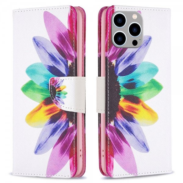 iPhone 14 Pro Max -kuori kuviolla: Värikkäät lehdet