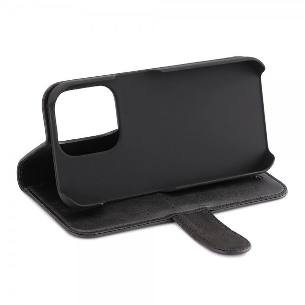 Krusell iPhone 14 Pro Max -kotelo PhoneWallet, musta