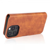 Dg.Ming iPhone 14 Pro Max Retro Ruskea suojakotelo