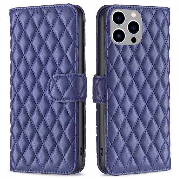 iPhone 14 Pro Max Suojakuori Vinokuvio Sininen