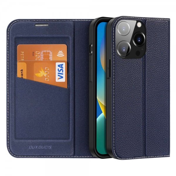 Dux Ducis iPhone 14 Pro Max -suojakuori Skin X2 Series, sininen