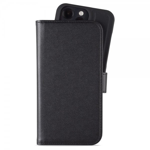 Holdit iPhone 14 Pro Max Suojakotelo Wallet Case Magnet Musta