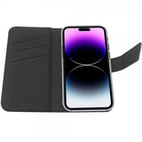 Celly iPhone 14 Pro Max -suojakotelo Wally Wallet Case, musta