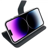 Celly iPhone 14 Pro Max -suojakotelo Wally Wallet Case, musta