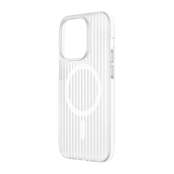 iPhone 14 Pro Max Kuori Uritettu MagSafe Valkoinen