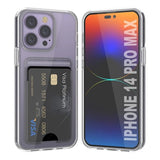 Rvelon iPhone 14 Pro Max Kuoret Korttiteline Läpinäkyvä