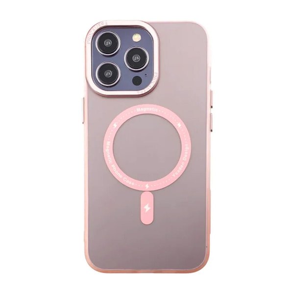 iPhone 14 Pro Max Kuori Kamerareunus MagSafe Pinkki