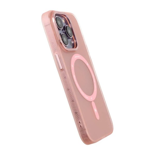 iPhone 14 Pro Max Kuori Kamerareunus MagSafe Pinkki