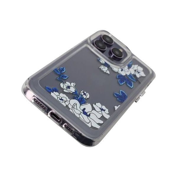 iPhone 14 Pro Max Kuoret Kuviolla Liila Lehti