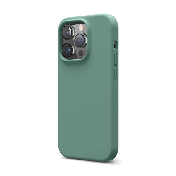 iPhone 14 Pro Max Silikonikuori Vihreä