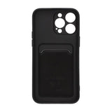 iPhone 14 Pro Max Suojakuori Korttipidikkeellä Musta