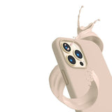 Rvelon iPhone 14 Pro Max Kuori Silikoni MagSafe Beige