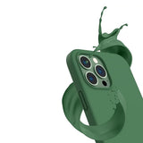 Rvelon iPhone 14 Pro Max Silikonikuori MagSafe Vihreä