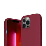 Rvelon iPhone 14 Pro Max Silikonkuori MagSafella, Punainen