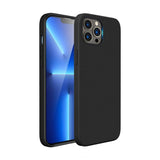 Rvelon iPhone 14 Pro Max -silikonikuori, musta
