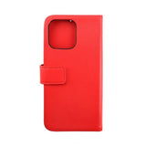Rvelon iPhone 14 Pro Max Kotelo Aitoa Nahkaa Punainen