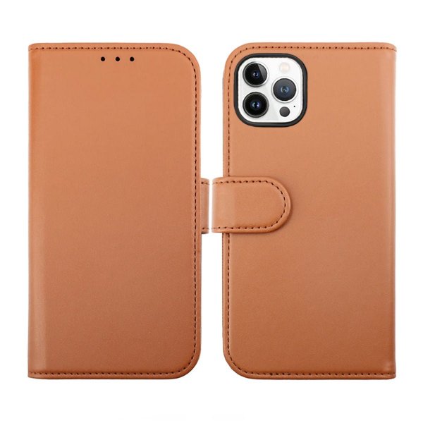 Rvelon iPhone 14 Pro Max -kotelo, magneettisesti irrotettava, ruskea