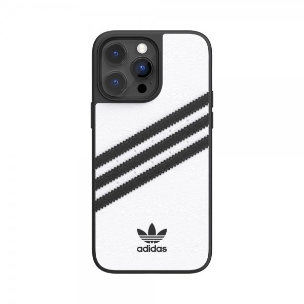 Adidas iPhone 14 Pro Max Kuori 3 Stripes Snap Case Valkoinen Musta