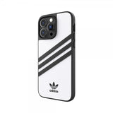 Adidas iPhone 14 Pro Max Kuori 3 Stripes Snap Case Valkoinen Musta