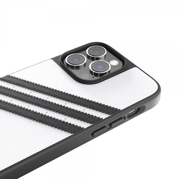 Adidas iPhone 14 Pro Max Kuori 3 Stripes Snap Case Valkoinen Musta