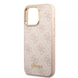 Guess iPhone 14 Pro Max Kuoret 4G Logo Pinkki