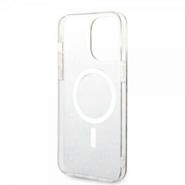 Guess iPhone 14 Pro Max Suojakuori 4G Pattern MagSafe Ruskea