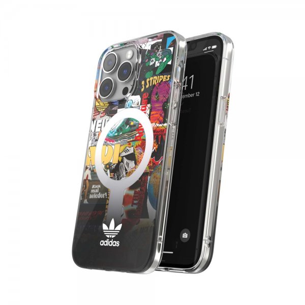 Adidas iPhone 14 Pro Max Suojakuori AOP Snap Case MagSafe Monivärinen