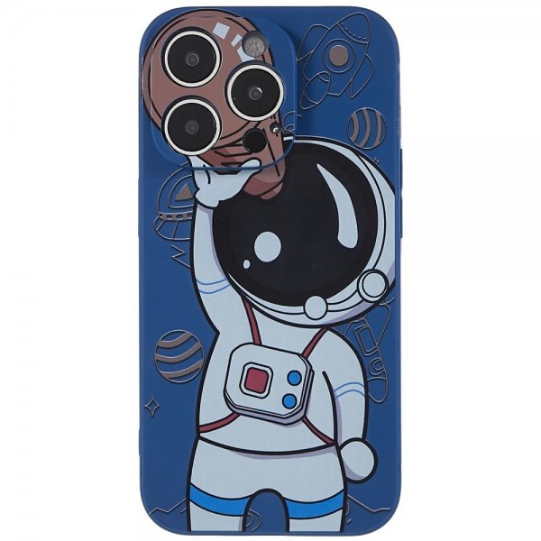 iPhone 14 Pro Max Kuori Astronautti Sininen Ruskea