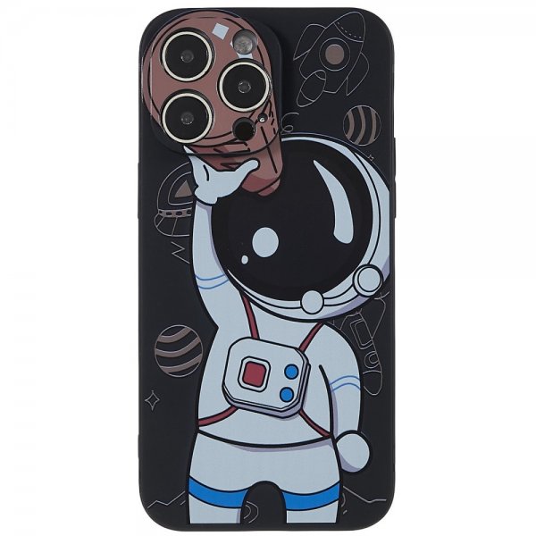 iPhone 14 Pro Max Kuoret Astronautti Musta Ruskea