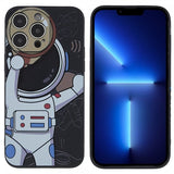 iPhone 14 Pro Max Kuori Astronautti Musta Harmaa