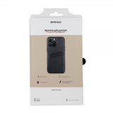 Buffalo iPhone 14 Pro Max Kuori Takakuori korttipaikoilla Musta
