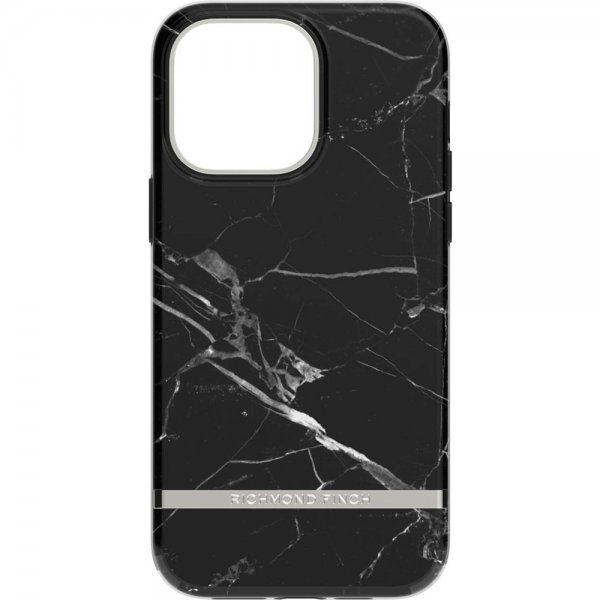 Richmond & Finch iPhone 14 Pro Max Suojakuori Black Marble