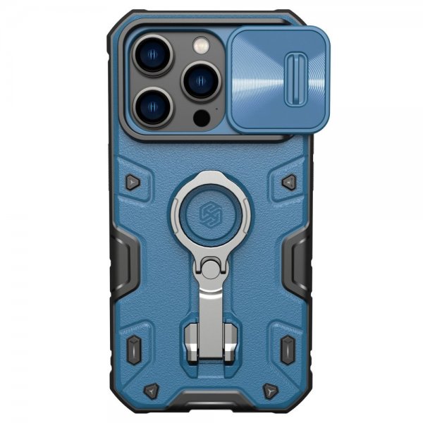 Nillkin iPhone 14 Pro Max CamShield Armor Pro MagSafe -suojakuori, sininen