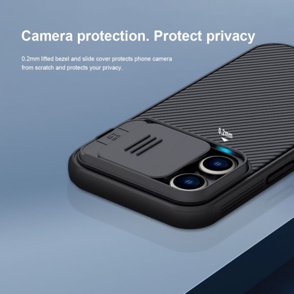 Nillkin iPhone 14 Pro Max Suojakuori CamShield Pro Musta