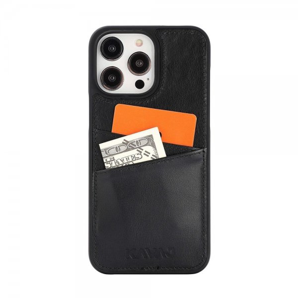 Kavaj iPhone 14 Pro Max Suojakuori Chicago Musta