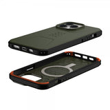 Urban Armor Gear (UAG) iPhone 14 Pro Max Civilian MagSafe -suojakuori, oliivi