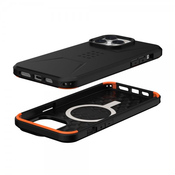 Urban Armor Gear (UAG) iPhone 14 Pro Max Civilian MagSafe -suojakuori, musta