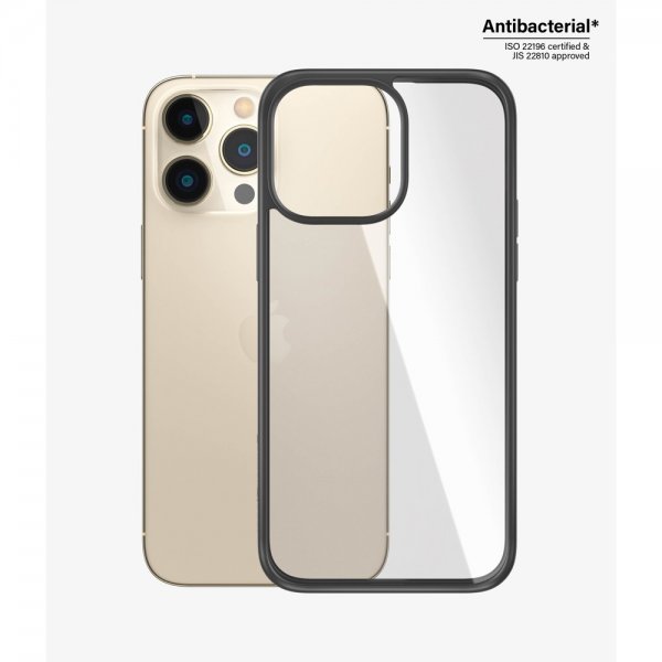 PanzerGlass iPhone 14 Pro Max -suojakuori, ClearCase Black Edition