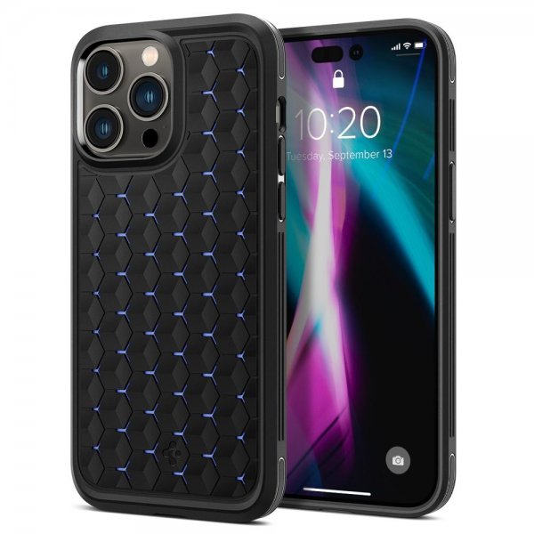 Spigen iPhone 14 Pro Max -suojakuori Cryo Armor Matte Black