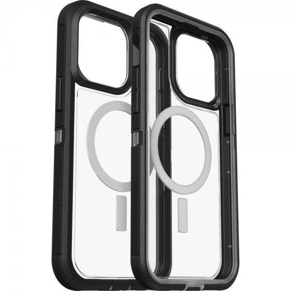 Otterbox iPhone 14 Pro Max -suojakuori Defender XT, musta/kirkas