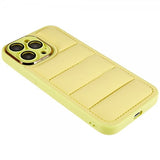 iPhone 14 Pro Max Kuori Down Jacket Design Keltainen