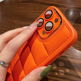 iPhone 14 Pro Max Kuori Down Jacket Design Orange