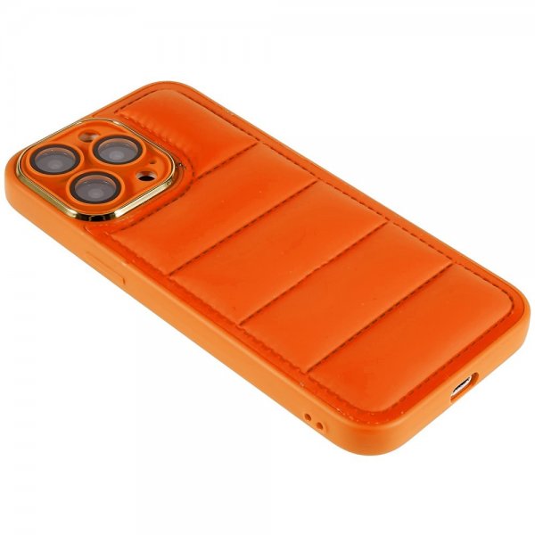 iPhone 14 Pro Max Kuori Down Jacket Design Orange