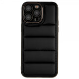 iPhone 14 Pro Max Suojakuori Untuvatakki Design Musta
