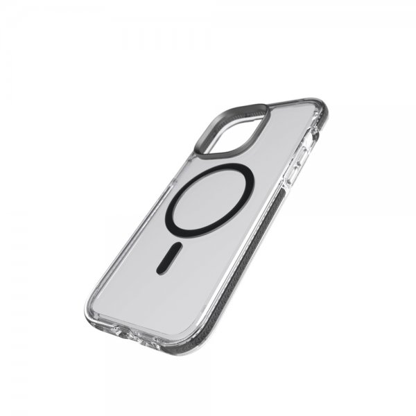 Tech21 iPhone 14 Pro Max -suojakuori Evo Crystal MagSafe, grafiitinmusta