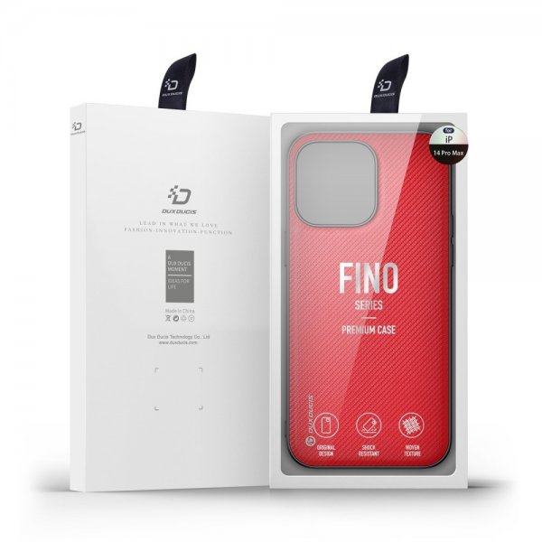 Dux Ducis iPhone 14 Pro Max Kuori FINO-sarja Punainen