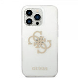 Guess iPhone 14 Pro Max Kuori Full Glitter Transparent