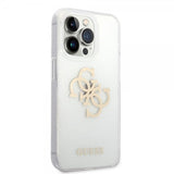 Guess iPhone 14 Pro Max Kuori Full Glitter Transparent